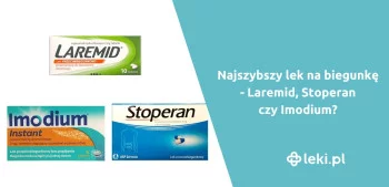 Ilustracja poradnika Najszybszy lek na biegunkę – Laremid, Stoperan czy Imodium?