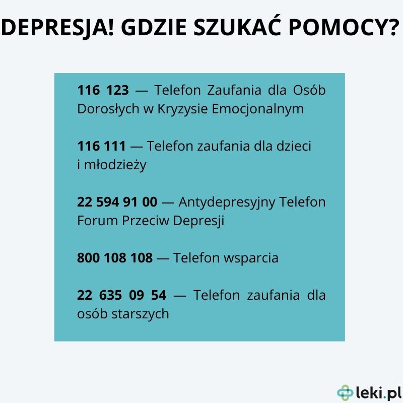 Depresja - gdzie szukać pomocy? 