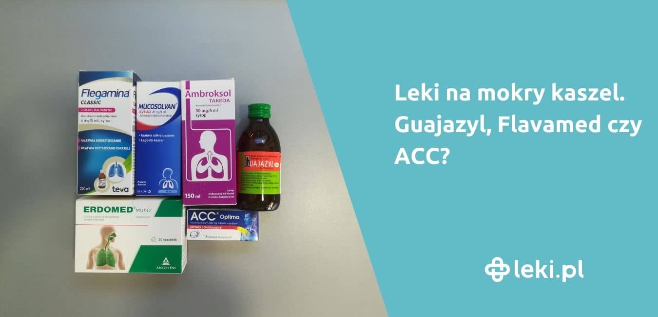 Leki na mokry kaszel — Flegamina, Flegafortan, czy Flavamed?