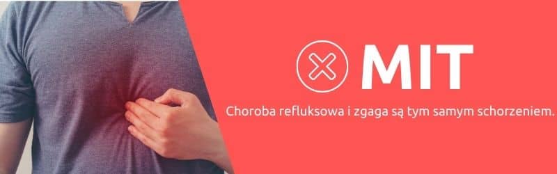 Choroba refluksowa i zgaga są tym samym schorzeniem. MIT