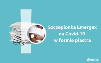 Ilustracja poradnika Szczepionka Emergex na Covid-19 w formie plastra