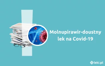 Ilustracja poradnika Molnupirawir-doustny lek na Covid-19