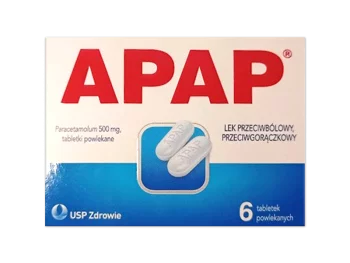 Zdjęcie produktu Apap, tabletki powlekane, 500 mg