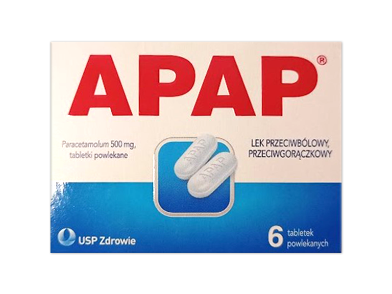 Apap, tabletki powlekane, 500 mg