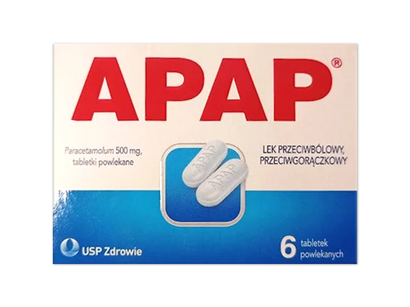 Zdjęcie Apap, tabletki powlekane, 500 mg