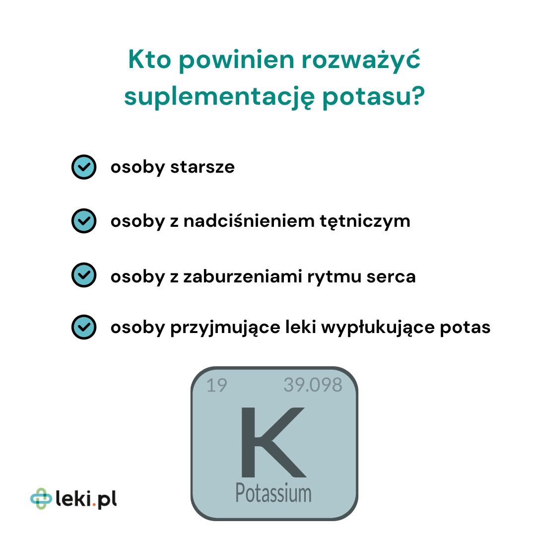 Kto powinien suplementować potas (fot. leki.pl)