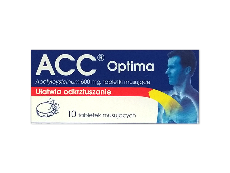 ACC Optima, tabletki musujące, 600 mg