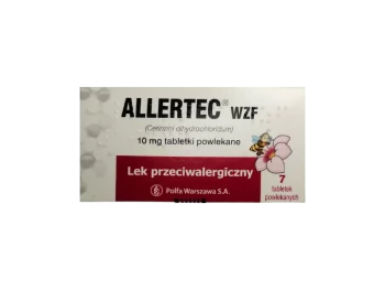 Zdjęcie produktu Allertec WZF, tabletki powlekane, 10 mg