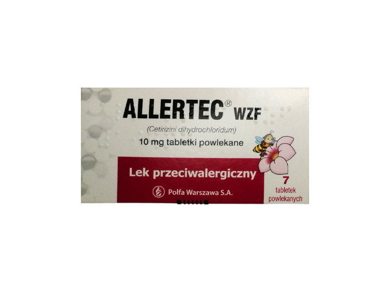 Allertec WZF, tabletki powlekane, 10 mg