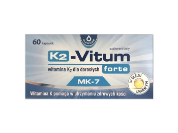 Zdjęcie produktu D-Vitum Forte K2, kapsułki, 2000 j.m.+75 µg