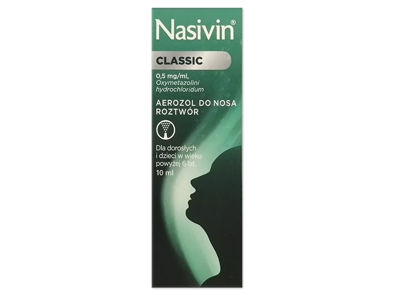 Zdjęcie Nasivin Classic, aerozol do nosa, 0,5 mg/ml