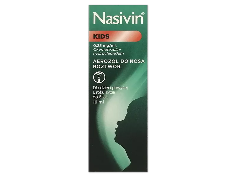 Zdjęcie Nasivin Kids, aerozol do nosa, 0,25 mg/ml