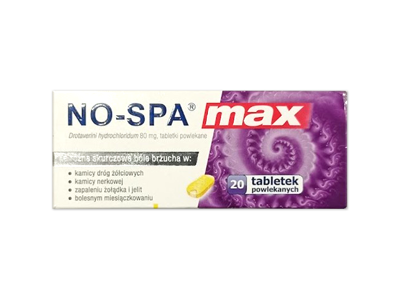 No-Spa Max, tabletki powlekane, 80 mg