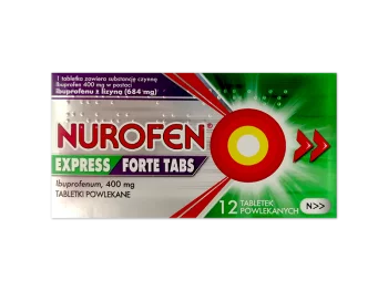 Zdjęcie produktu Nurofen Express Forte Tabs, tabletki powlekane, 400 mg