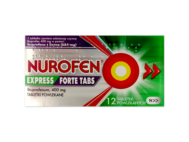 Nurofen Express Forte Tabs, tabletki powlekane, 400 mg