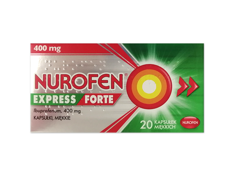 Nurofen Express Forte, kapsułki miękkie, 400 mg