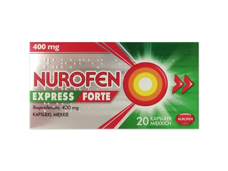 Zdjęcie Nurofen Express Forte, kapsułki miękkie, 400 mg