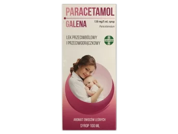 Zdjęcie produktu Paracetamol Galena, syrop, 120 mg/5 ml