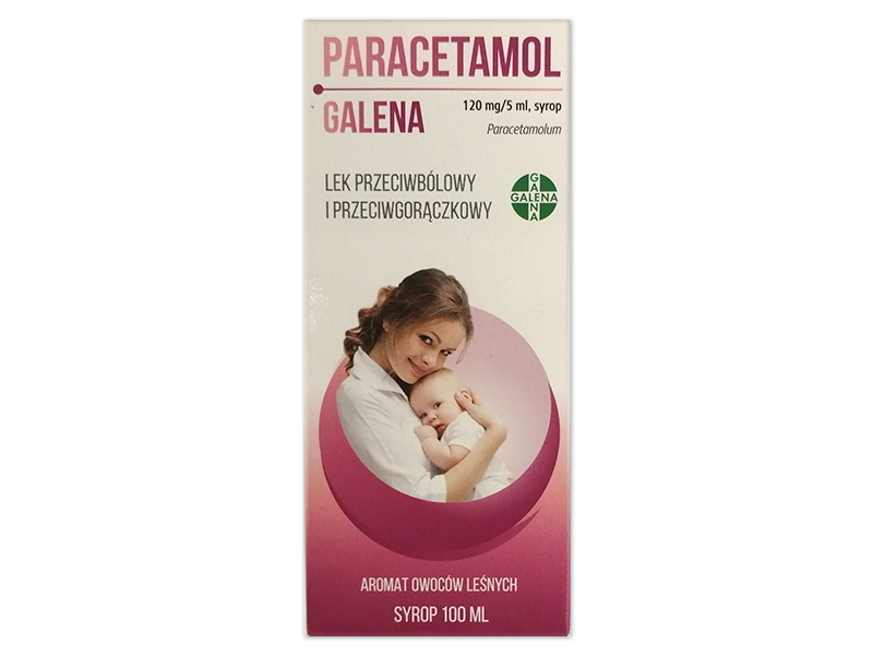 Paracetamol Galena, syrop, 120 mg/5 ml