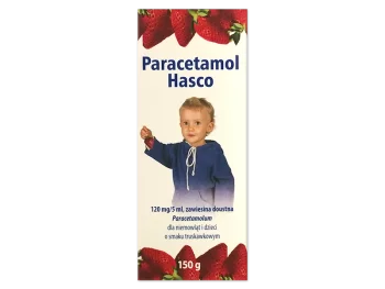 Zdjęcie produktu Paracetamol Hasco, zawiesina doustna, 120 mg/5 ml