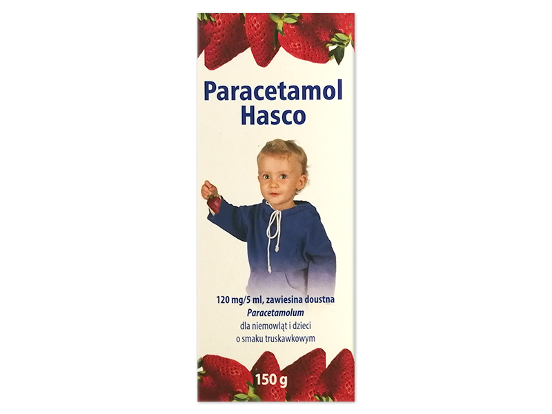 Paracetamol Hasco, zawiesina doustna, 120 mg/5 ml