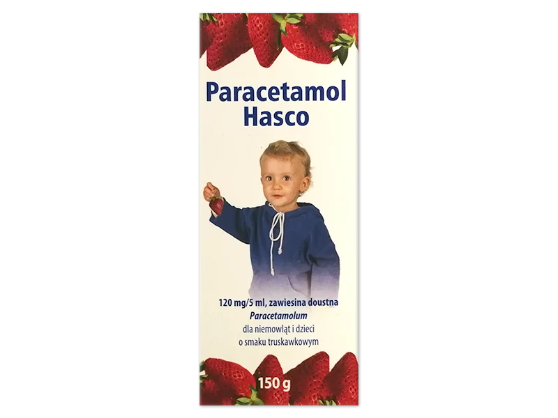 Zdjęcie Paracetamol Hasco, zawiesina doustna, 120 mg/5 ml