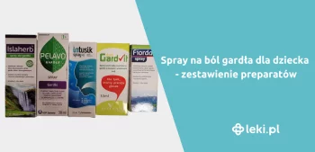 Ilustracja poradnika Co na ból gardła u dziecka? Analizujemy spraye do gardła dla dzieci