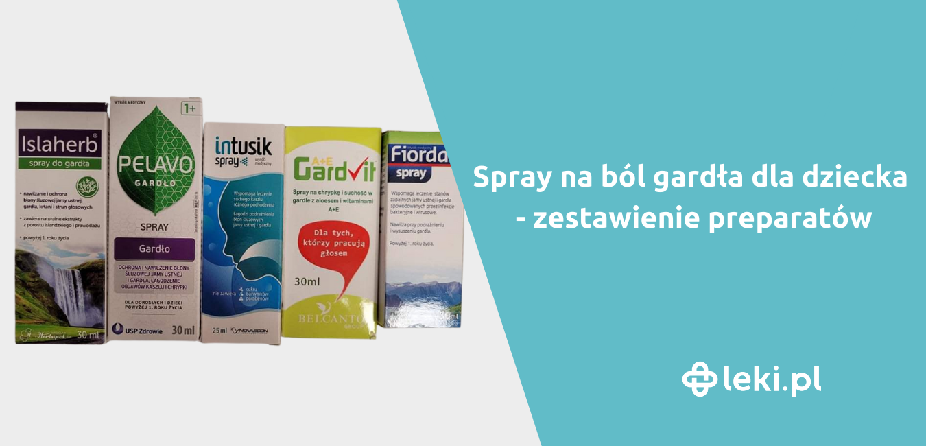 Co na ból gardła u dziecka? Analizujemy spraye do gardła dla dzieci