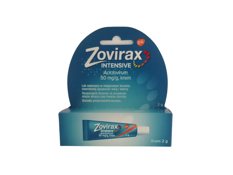 Zovirax Intensive, krem, 50 mg/g