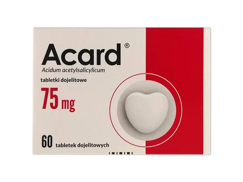 Zdjęcie Acard, tabletki dojelitowe, 75 mg