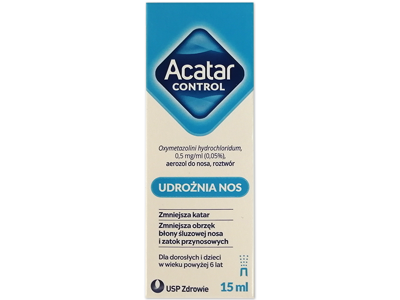 Acatar Control, aerozol do nosa, 0,5 mg/ml