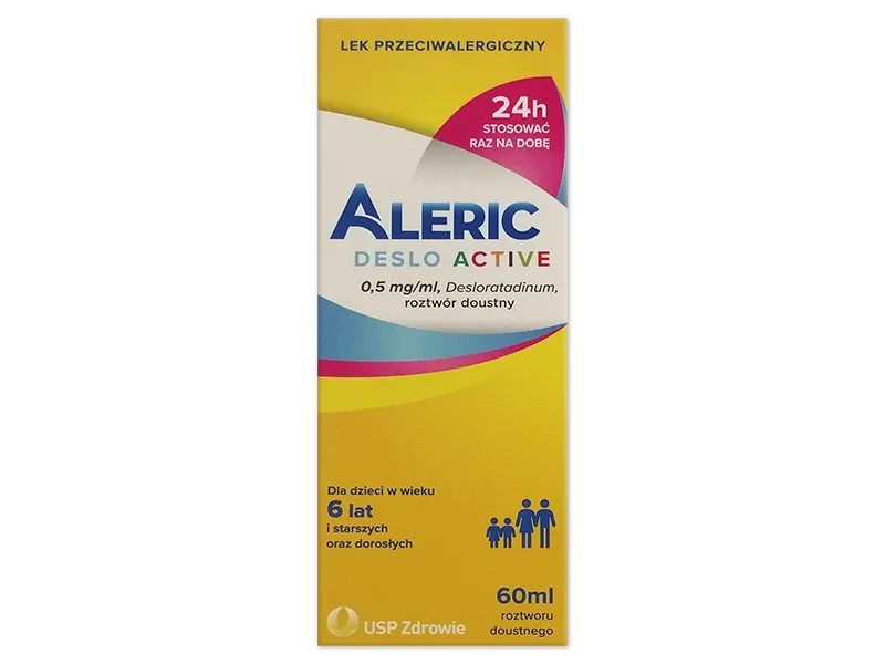 Zdjęcie Aleric Deslo Active, roztwór doustny,  0,5 mg/ ml