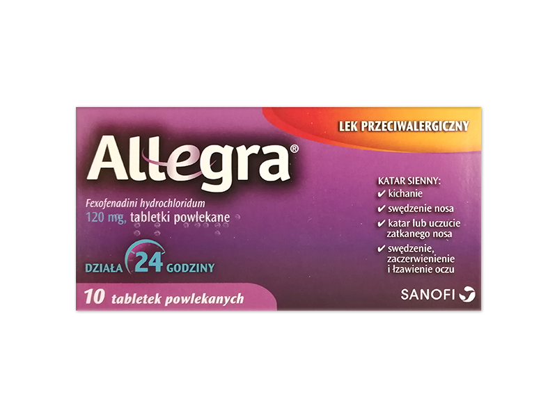 Allegra, tabletki powlekane, 120 mg