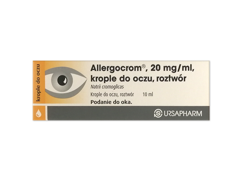 Allergocrom,  krople do oczu, 20 mg/ml