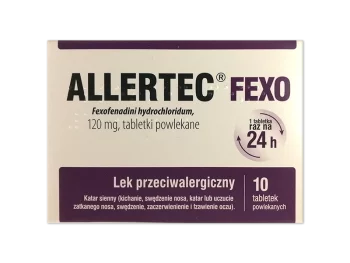 Zdjęcie produktu Allertec Fexo, tabletki powlekane, 120 mg