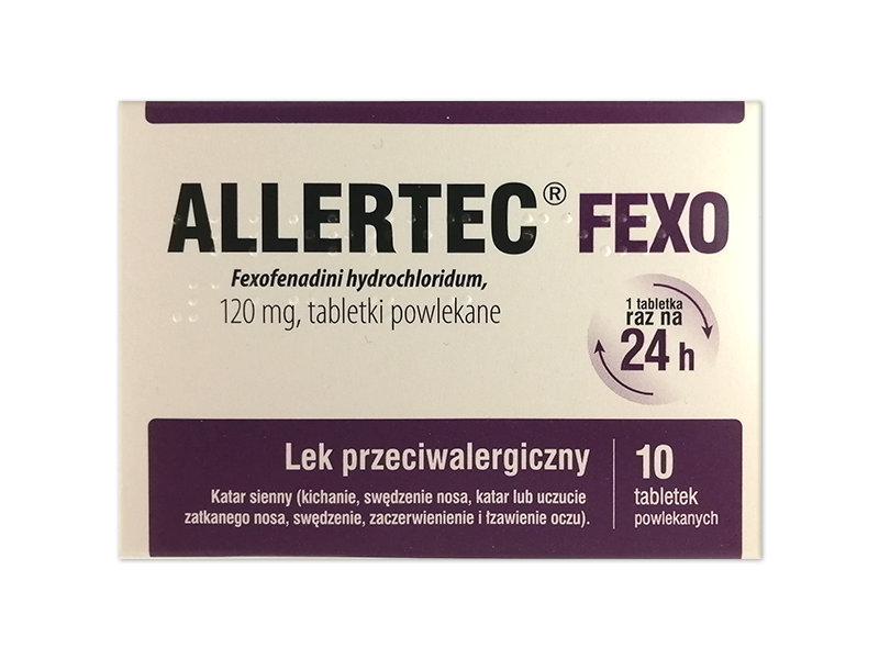 Allertec Fexo, tabletki powlekane, 120 mg