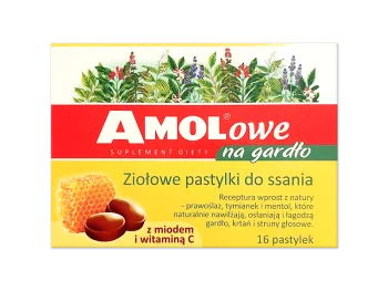 Zdjęcie produktu Amolowe, pastylki do ssania