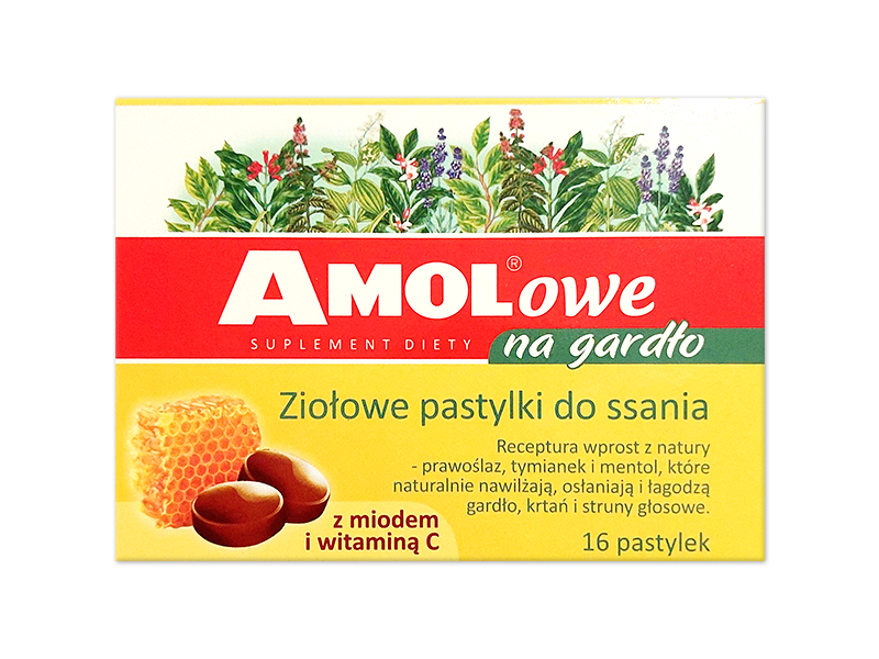 Amolowe, pastylki do ssania