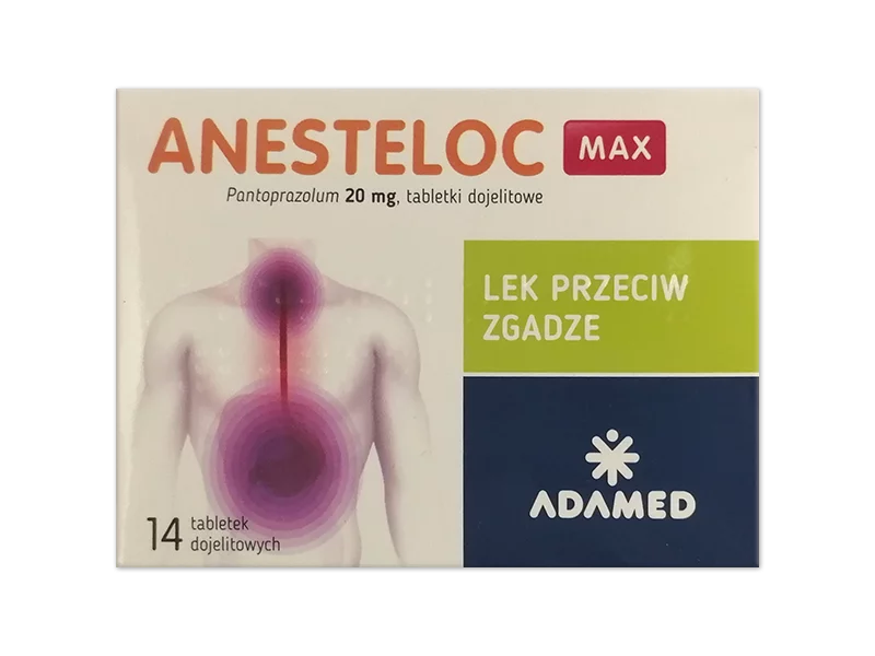 Zdjęcie Anesteloc Max, tabletki dojelitowe, 20 mg