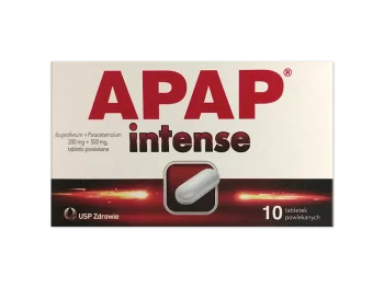 Zdjęcie produktu Apap Intense, tabletki powlekane, 200 mg+500 mg