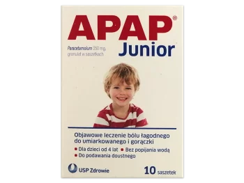 Zdjęcie produktu Apap Junior, granulat w saszetkach, 250 mg