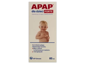 Zdjęcie produktu Apap dla dzieci Forte, zawiesina doustna, 40 mg/ml