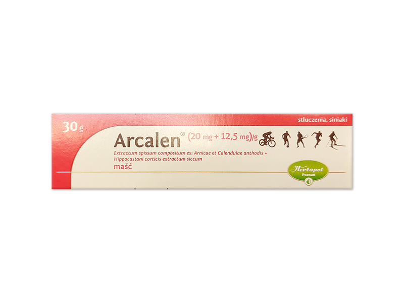 Arcalen, maść, 12,5 mg+20 mg/g