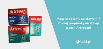 Ilustracja poradnika Masz problemy ze stawami? Poznaj preparaty na stawy z serii Artresan!