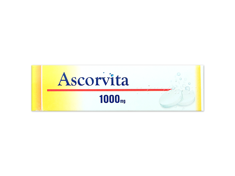 Ascorvita, tabletki musujące, 1000 mg