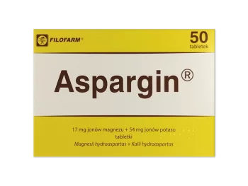 Zdjęcie produktu Aspargin, tabletki, 250 mg+250  mg