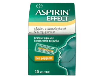 Zdjęcie produktu Aspirin Effect, granulki w saszetkach, 500 mg