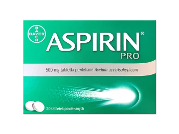 Zdjęcie produktu Aspirin Pro, tabletki powlekane, 500 mg