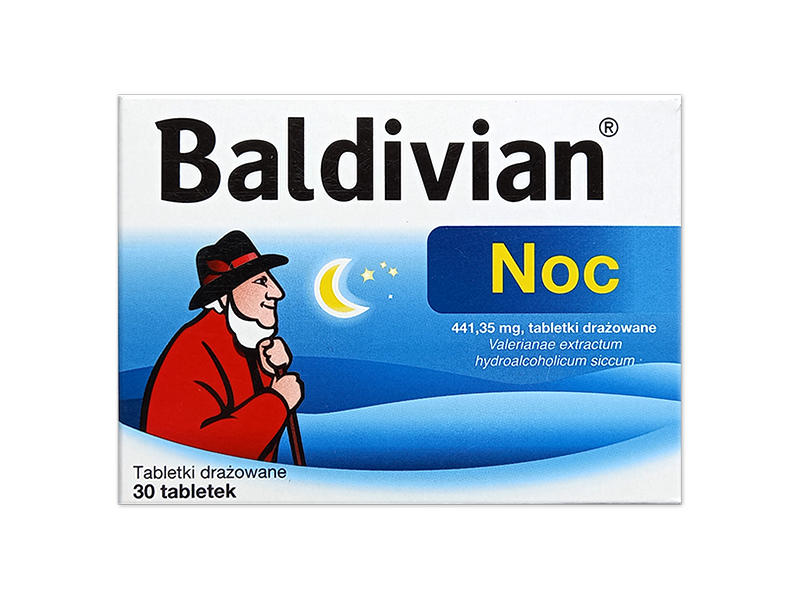 Baldivian Noc, tabletki drażowane, 441,35 mg