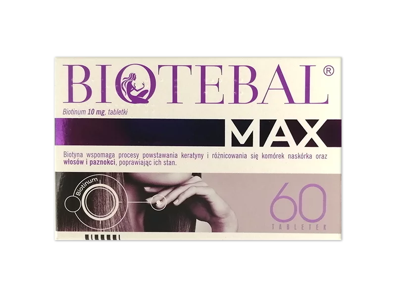 Zdjęcie Biotebal Max, tabletki, 10 mg